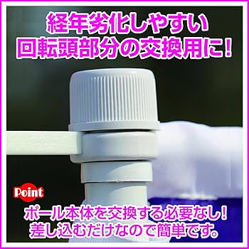 Amazon | ZERONOWA のぼりポール用 回転頭 先端部品 キャップ